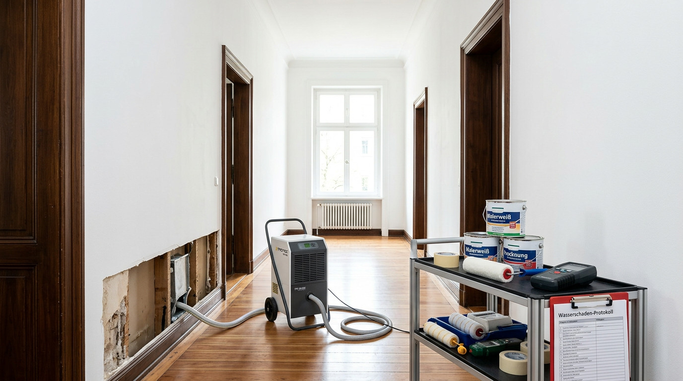 Wasserschaden in der Wohnung in München